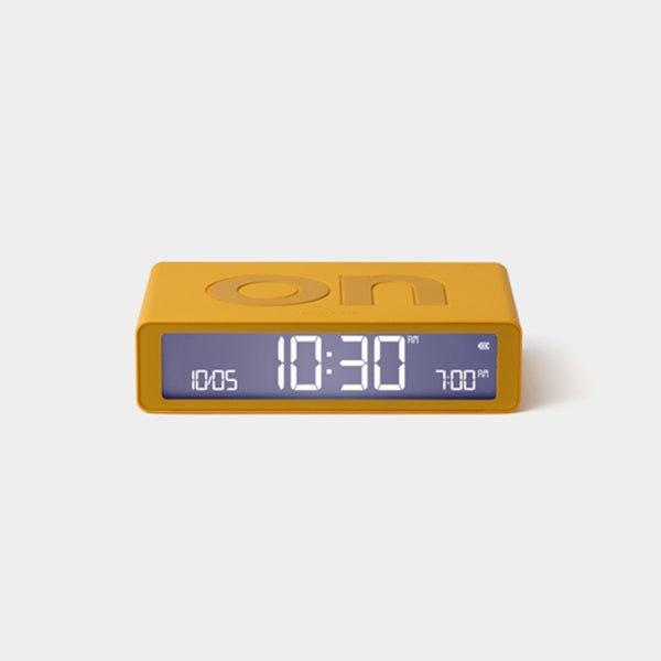 Réveil LEXON Flip Classic avec date et rechargeable (batterie)