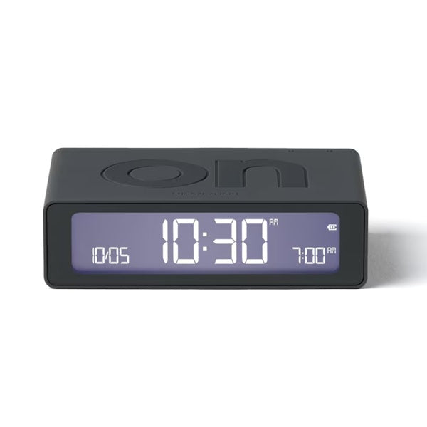 Réveil LEXON Flip Classic avec date et rechargeable (batterie)