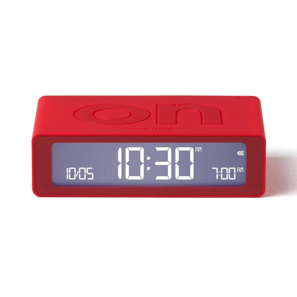 Réveil LEXON Flip Classic avec date et rechargeable (batterie)