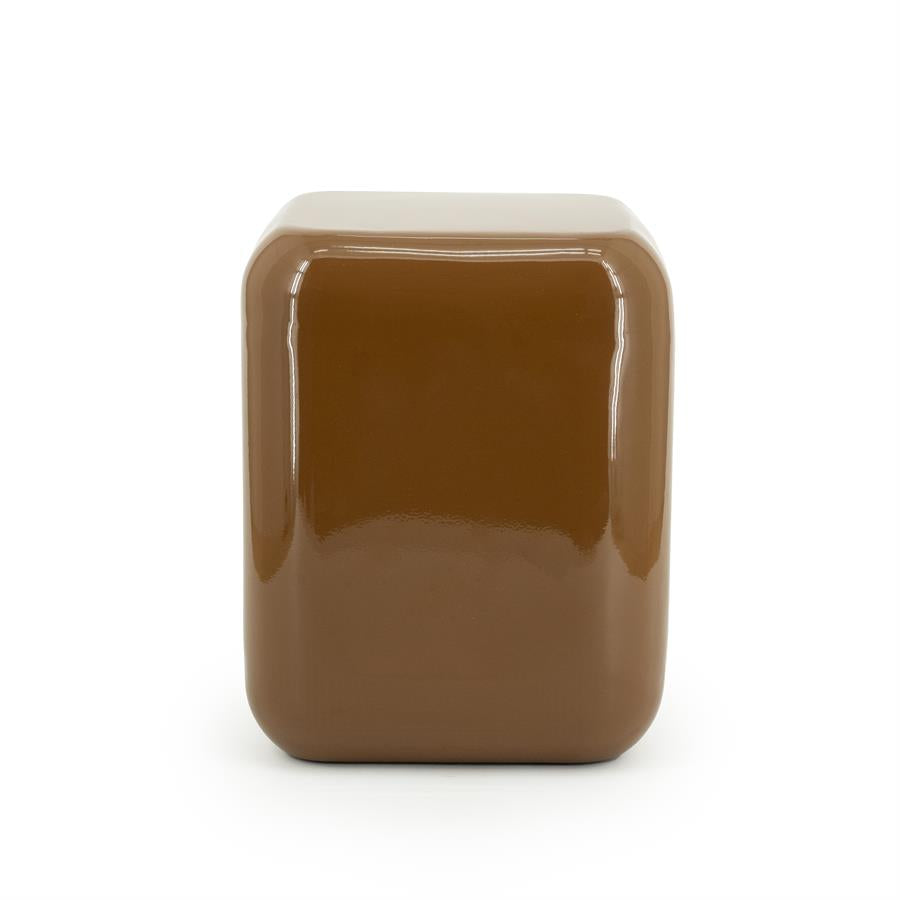 Tabouret en métal laqué design