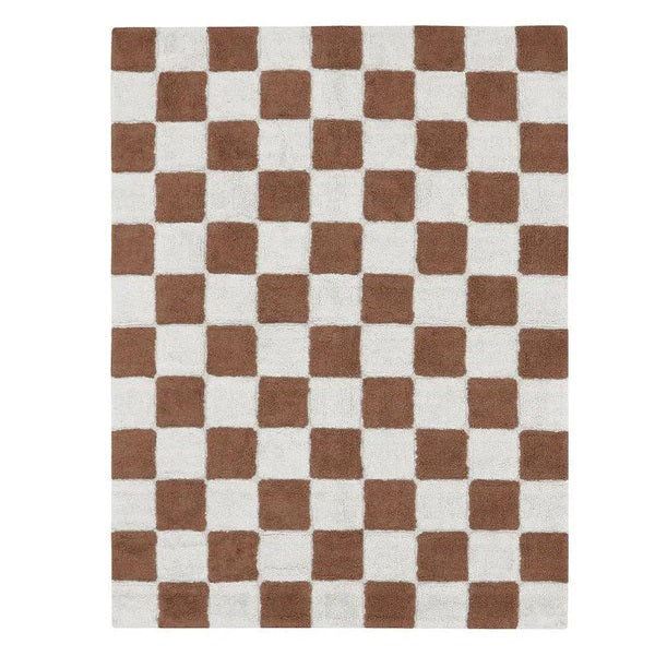 Tapis lavable KITCHEN à carreaux Bleu sage (120 x 160 cm) de LORENA CANALS