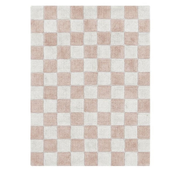 Tapis lavable KITCHEN à carreaux Bleu sage (120 x 160 cm) de LORENA CANALS