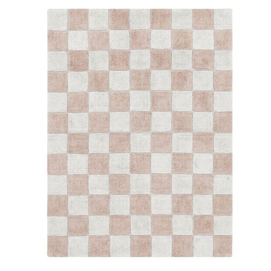 Tapis lavable KITCHEN à carreaux Bleu sage (120 x 160 cm) de LORENA CANALS