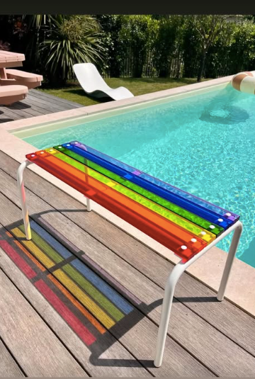 Banc FREEDOM design et trop fun du designer français LAURENT BADIER