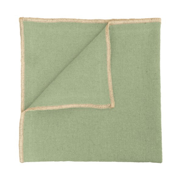Serviette de table en lin 40 x 40 cm surpiqûre naturelle HAOMY