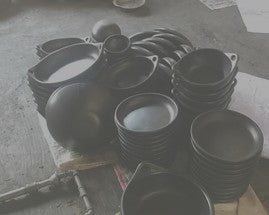 Plats rectangulaires pour le four en poterie noire de Colombie