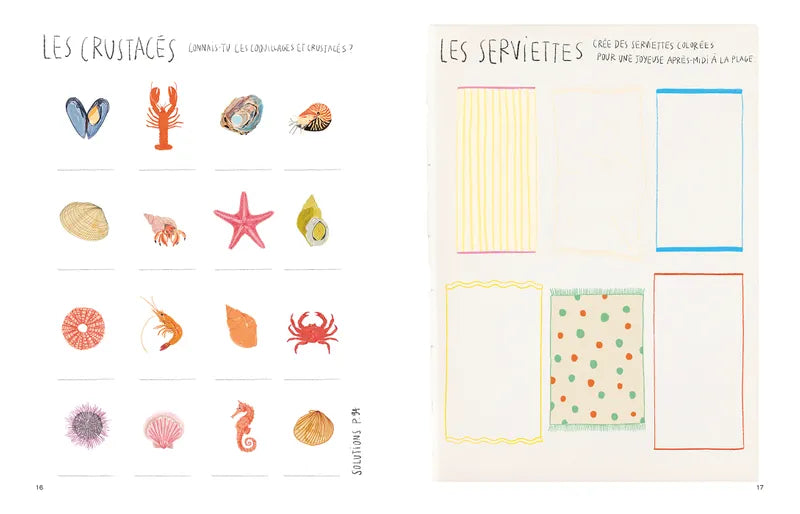Quizz du livre de jeux SIESTE de Zoe de las Cases.