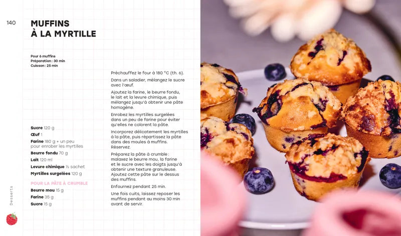 Recette de dessert du livre "Avant j'aimais pas les légumes" de Acha happybody.