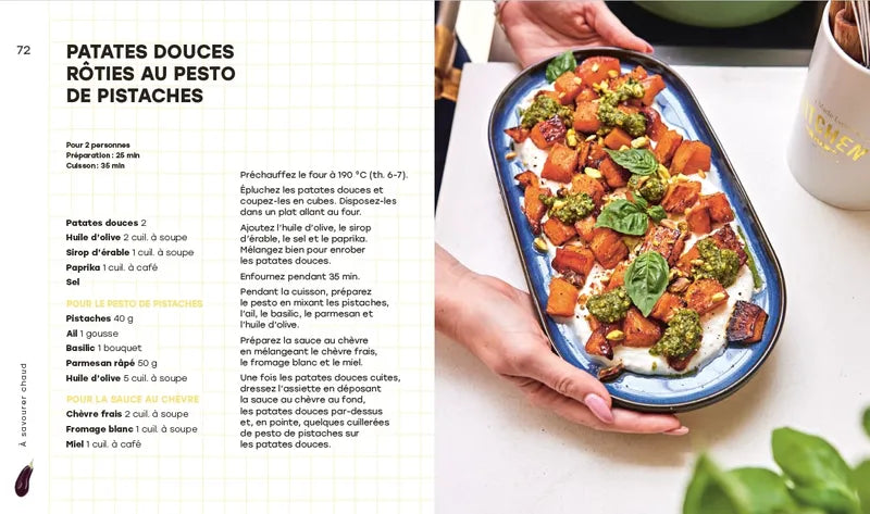 Recette végétarienne du livre "Avant j'aimais pas les légumes" de Acha happybody.