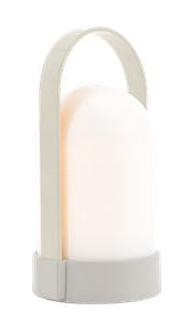 Lampe baladeuse à poser, coloris gris clair.