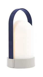 Lampe baladeuse à poser, coloris bleu marine.