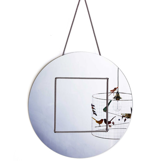 MIROIR MICARON ARGENT DE MATHIEU CHALLIERES - LA PETITE BOITE JAUNE