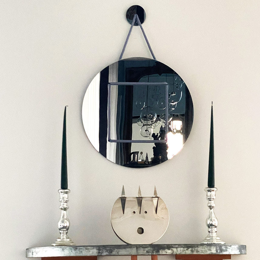 MIROIR MICARON ARGENT DE MATHIEU CHALLIERES - LA PETITE BOITE JAUNE