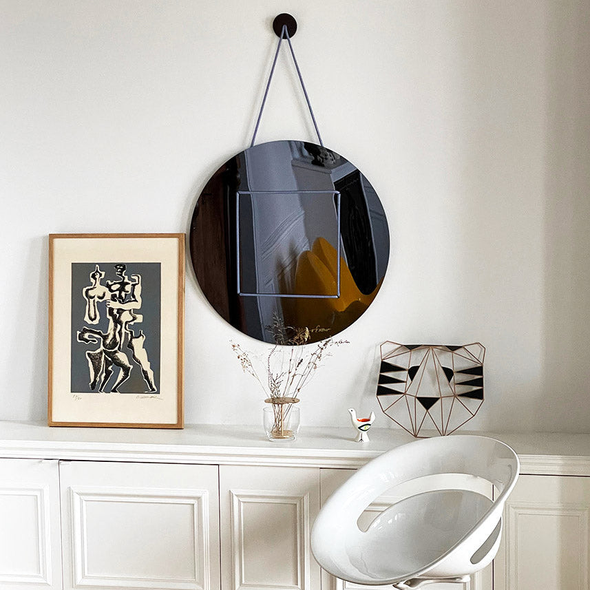 MIROIR MICARON ARGENT DE MATHIEU CHALLIERES - LA PETITE BOITE JAUNE