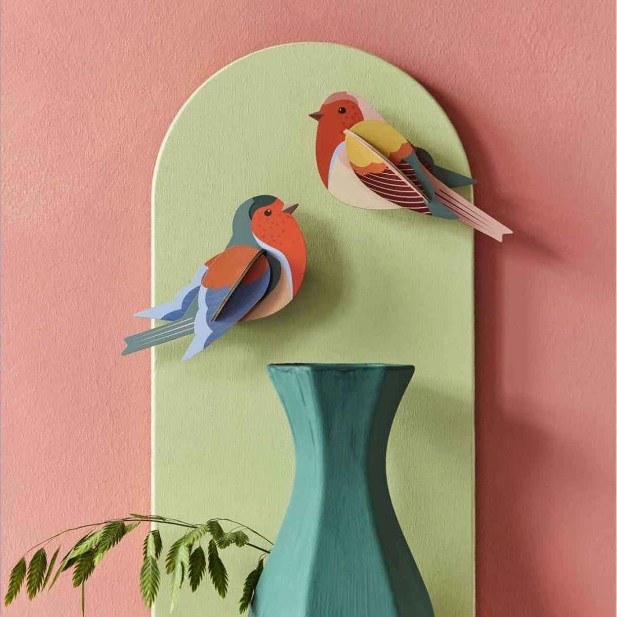 OISEAUX MERLES PAR 2  STUDIO ROOF - LA PETITE BOITE JAUNE