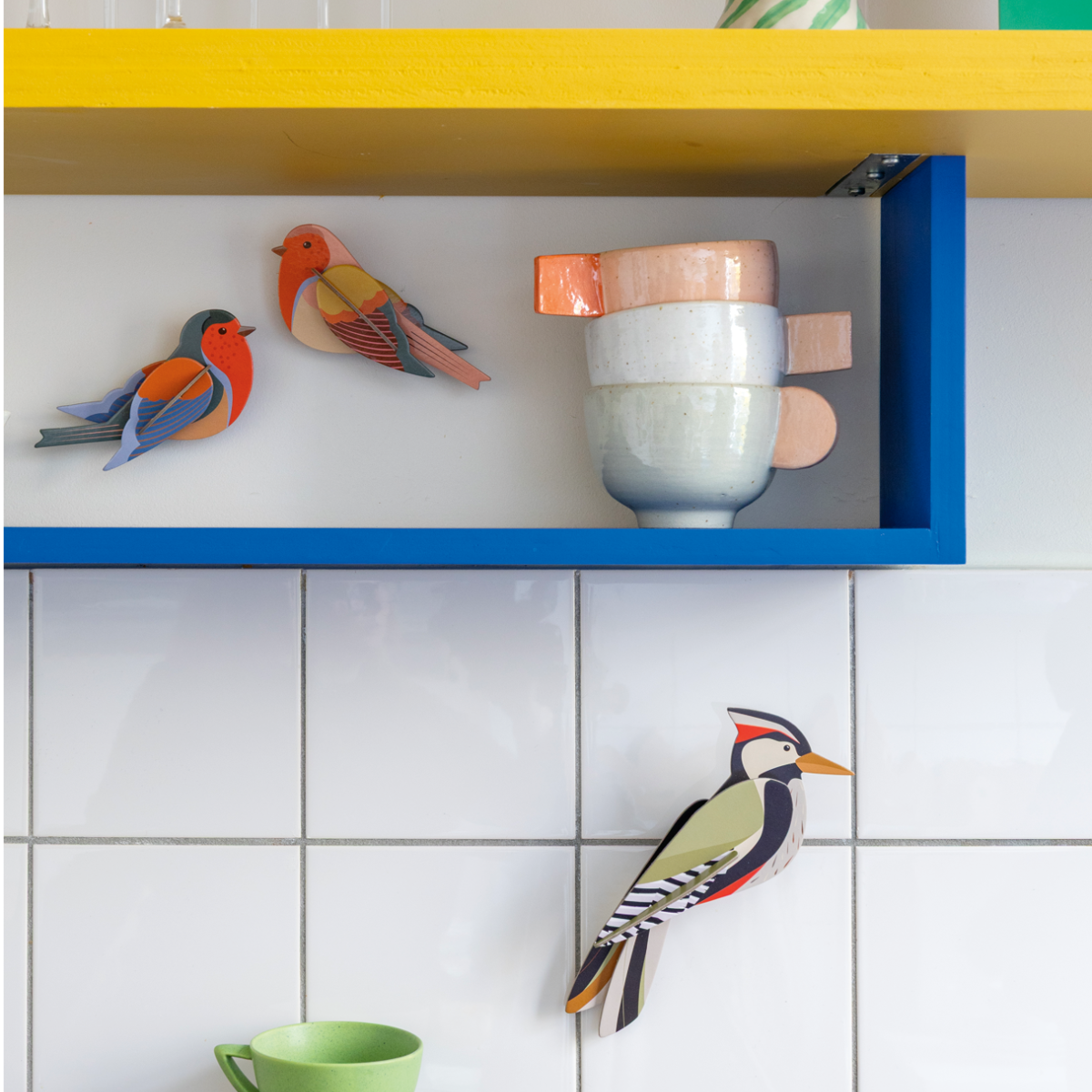OISEAUX MERLES PAR 2  STUDIO ROOF - LA PETITE BOITE JAUNE