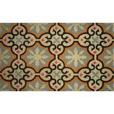 PAILLASSON MOTIF ORIENTAL MULTICOLORE - LA PETITE BOITE JAUNE