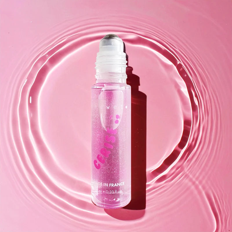 Roll-on parfumé et pailleté, parfum cerise.