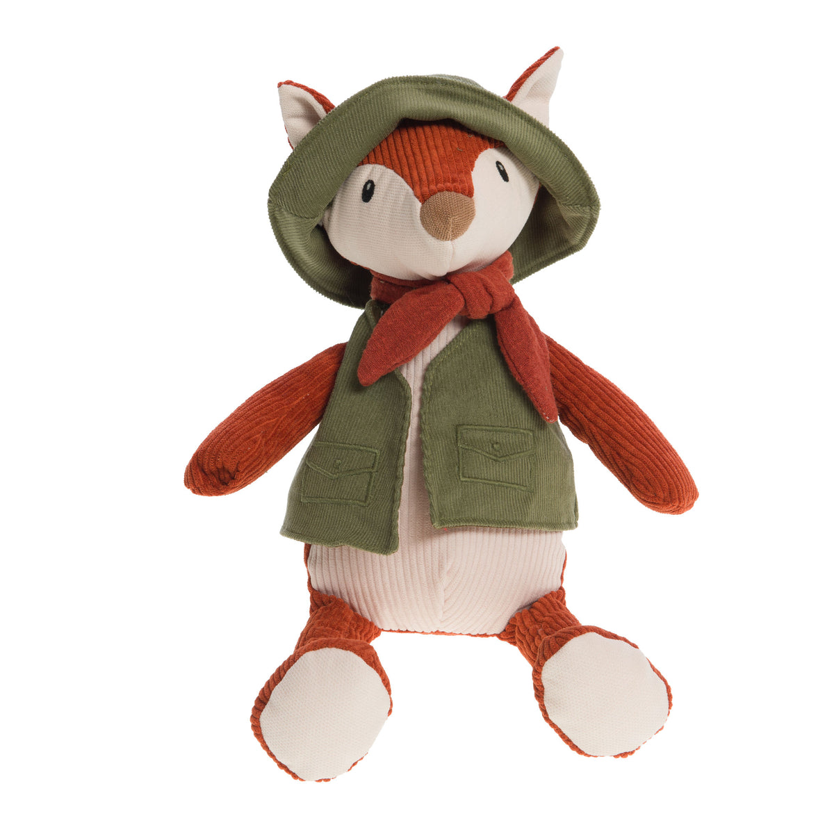 PELUCHE_ENFANT_LEONARD LE RENARD-LA_PETITE_BOITE_JAUNE
