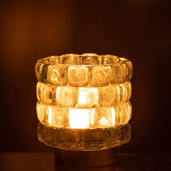 Photophore cylindriques avec des mosaïques transparentes, petit modèle.