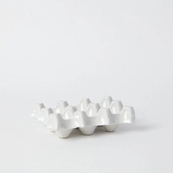 PLATEAU DE RANGEMENT EN GRES POUR 6 OEUFS -LAPETITEBOITEJAUNE