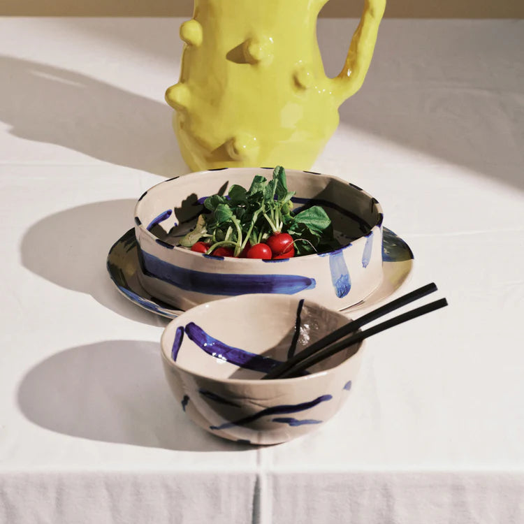 PLAT _BLEU_ET BLANC SOPHIA_SERAX_LA_PETITE_BOITE_JAUNE