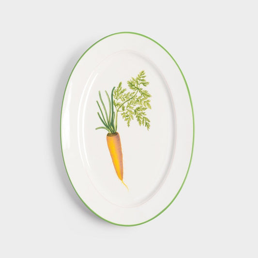 PLAT OVAL OU ASSIETTE DU POTAGER CAROTTE DE KLEVERING  - LA PETITE BOITE JAUNE