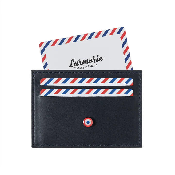Porte cartes Georges cuir végétal - Larmorie
