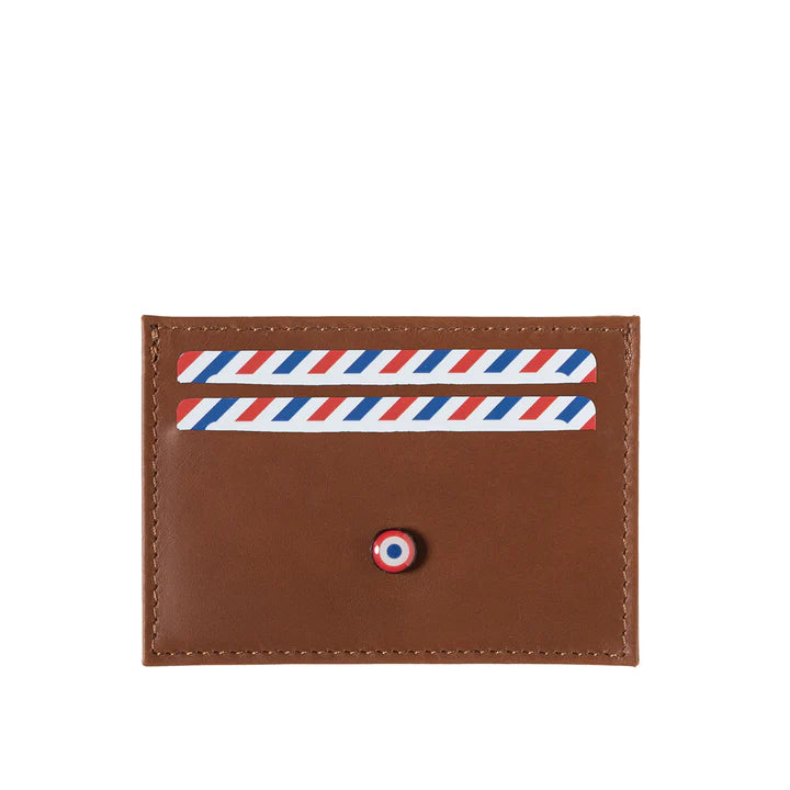 Porte cartes Georges cuir végétal - Larmorie