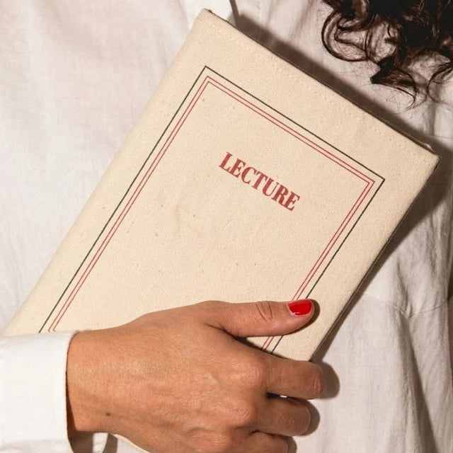 Protège-livre "Lecture" en coton - Gallimard