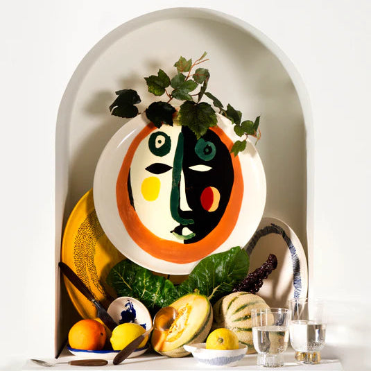 Plat plat feast visage d'Ottolenghi pour Serax - LA PETITE BOITE JAUNE