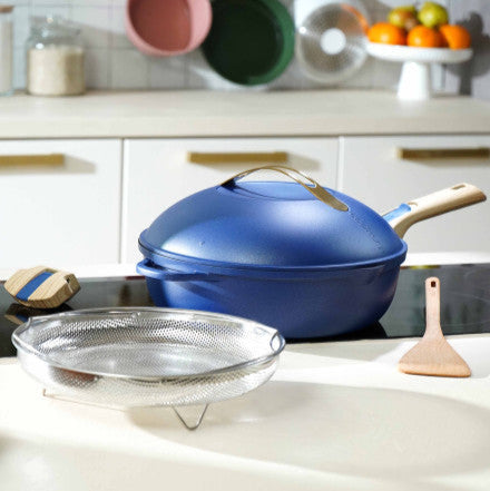 Poêle la Fabuleuse bleu cuisine 