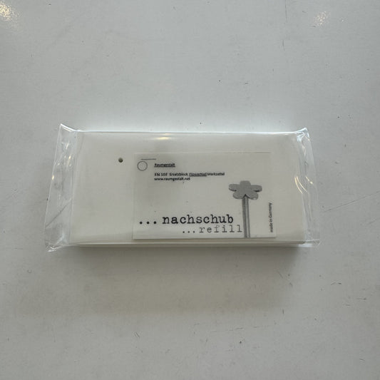 Recharge pour bloc notes avec un clou décoratif "Etoile"