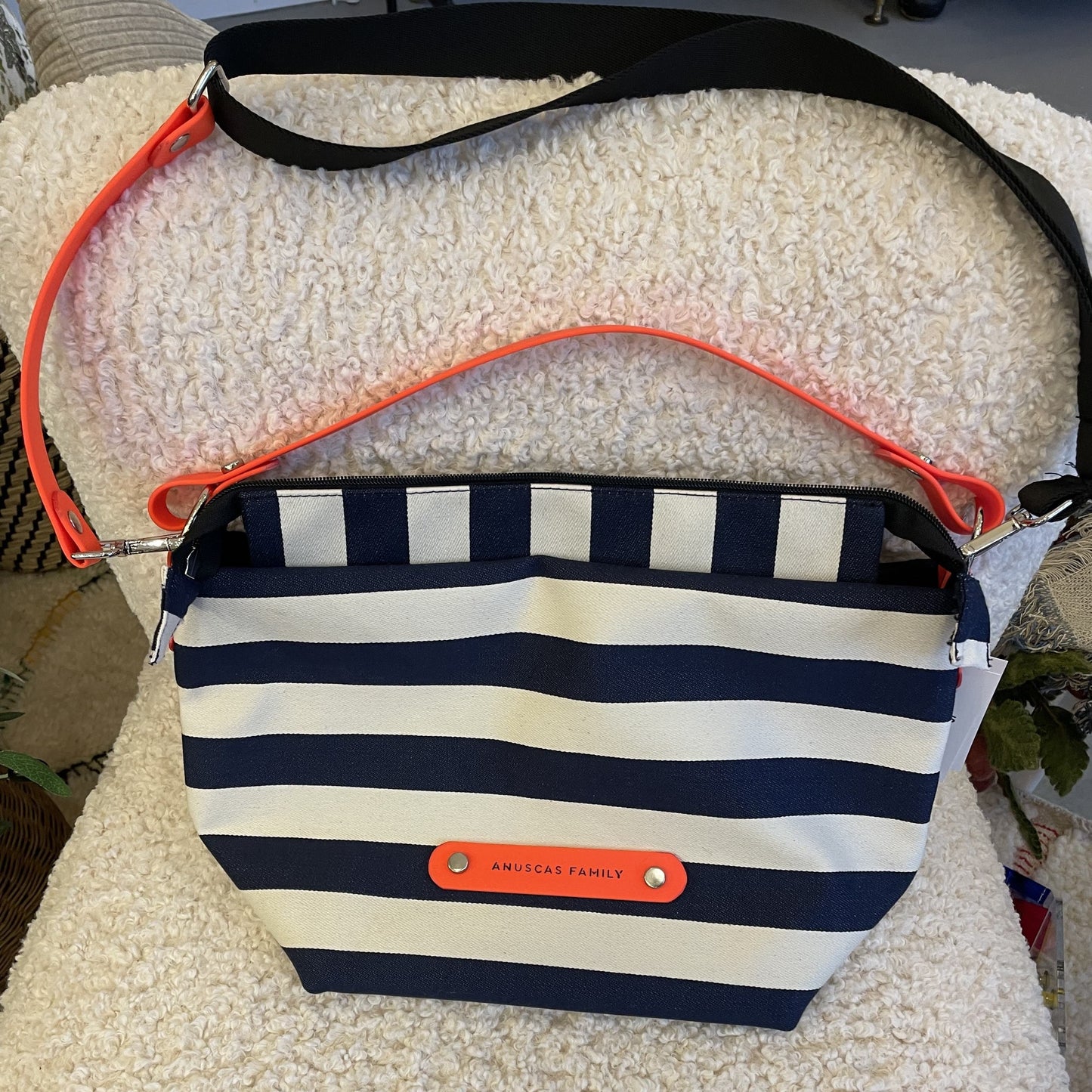 SAC BANDOULIERE RAYE ET FLUO - LA PETITE BOITE JAUNE
