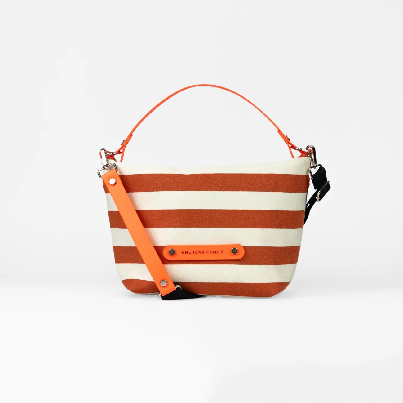 sac à bandoulière rayé et fluo _ LA PETITE BOITE JAUNE