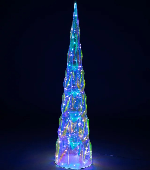 SAPIN DE NOEL MODERNE A FACETTE DISCO ET LEDS - LA PETITE BOITE JAUNE