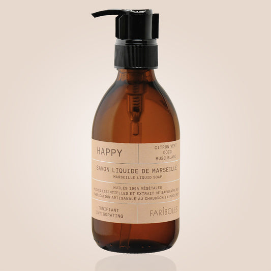 Savon liquide parfumé 100% végétal - Fariboles