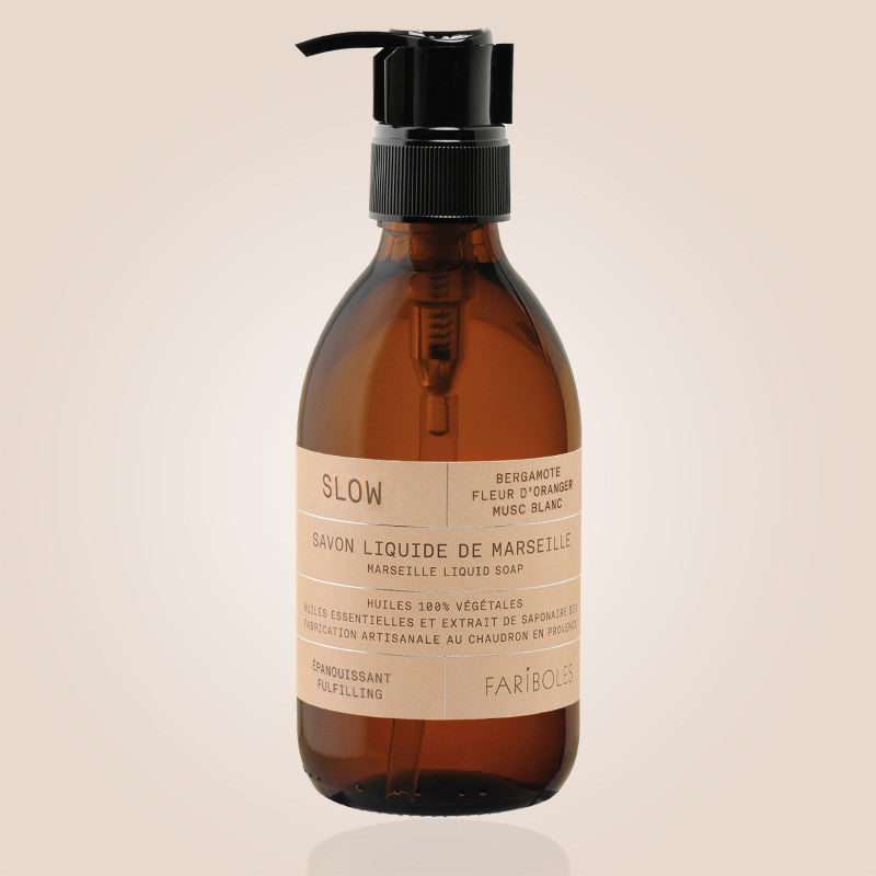 Savon liquide parfumé 100% végétal - Fariboles