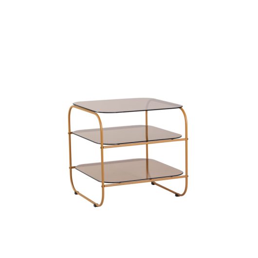 TABLE D'APPOINT BOUT DE CANAPE DESIGN HUBSCH - LA PETITE BOITE JAUNE