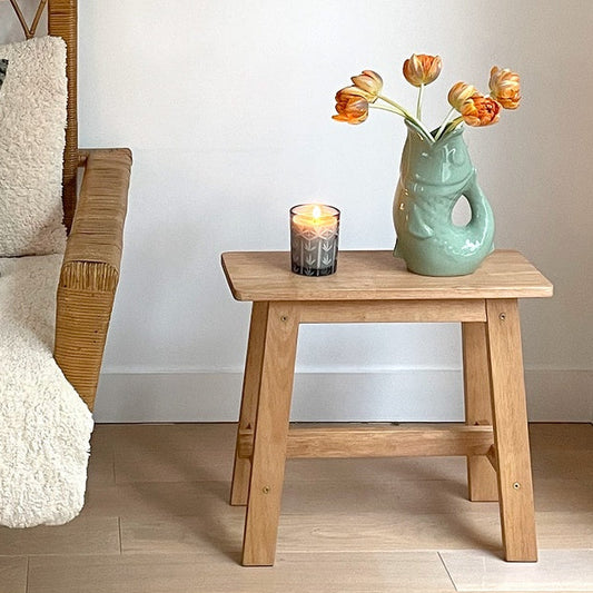 TABOURET EN BOIS NATUREL - LA PETITE BOITE JAUNE