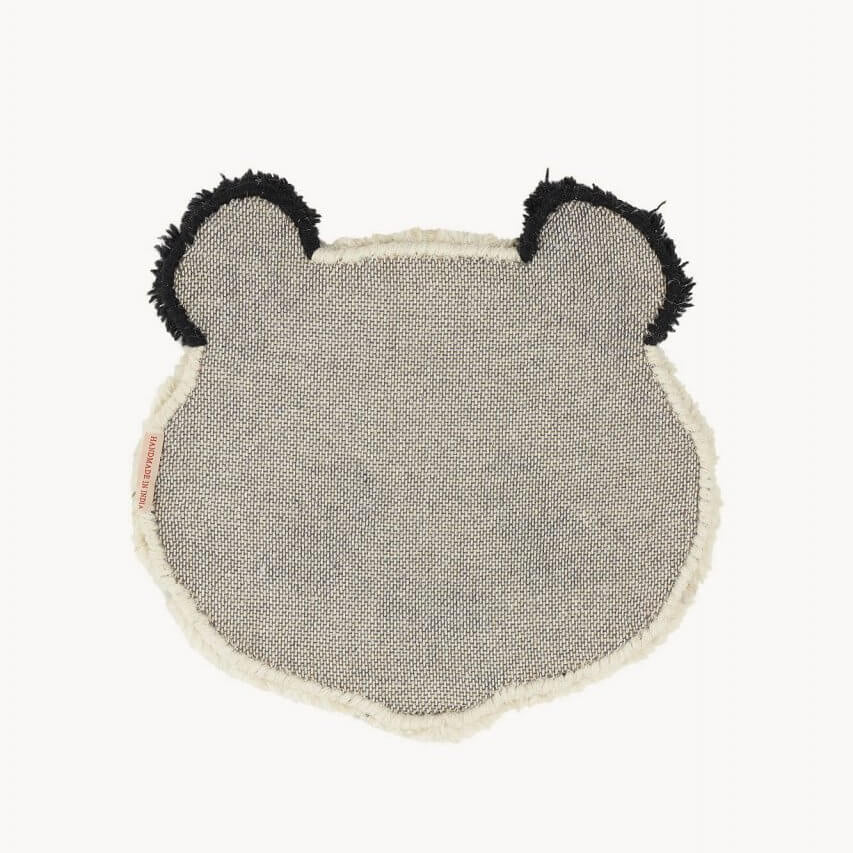 Petit tapis tête d’animal tufté – Déco ludique en 100% laine