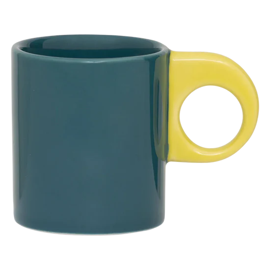 TASSE A CAFE EXPRESSO DESIGN BICOLORE - LA PETITE BOITE JAUNE