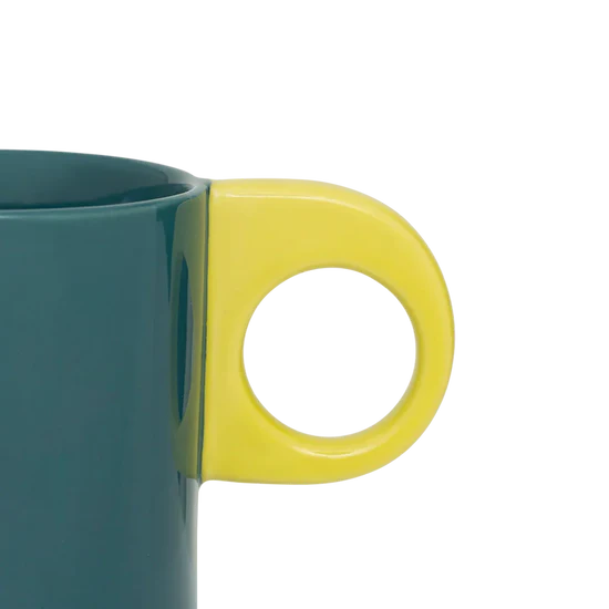 TASSE A CAFE EXPRESSO DESIGN BICOLORE - LA PETITE BOITE JAUNE
