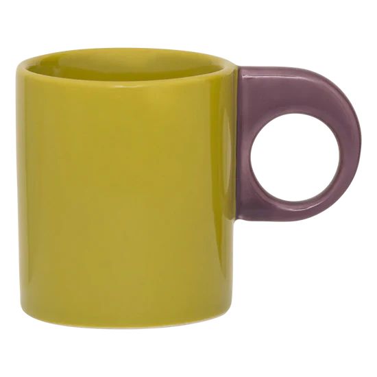 TASSE A CAFE EXPRESSO DESIGN BICOLORE - LA PETITE BOITE JAUNE