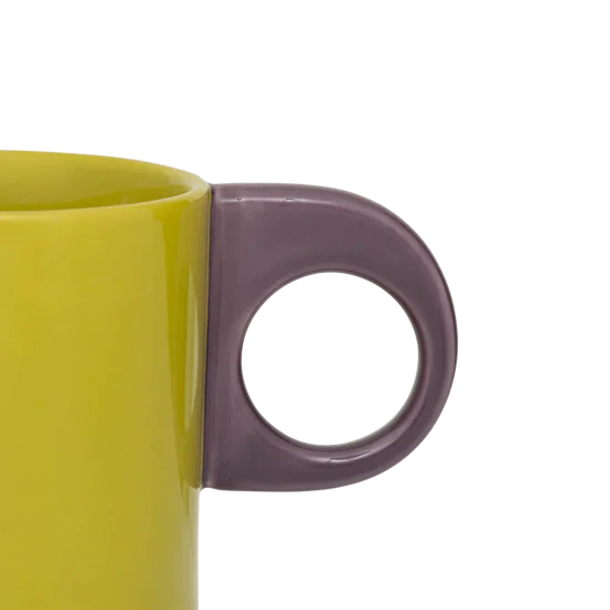 TASSE A CAFE EXPRESSO DESIGN BICOLORE - LA PETITE BOITE JAUNE