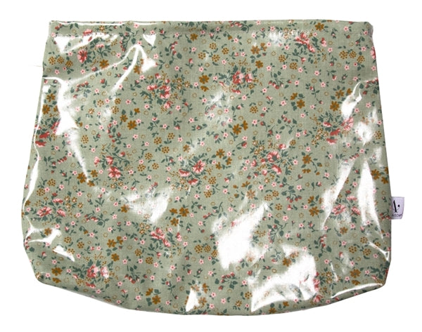 TROUSSE DE TOILETTE PLASTIFIEE FLEURS LIBERTY - LA PETITE BOITE JAUNE