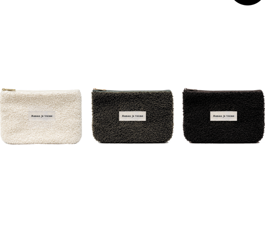 TROUSSE POCHETTE AVEC MESSAGE MAMAN JE T AIME - LA PETITE BOITE JAUNE