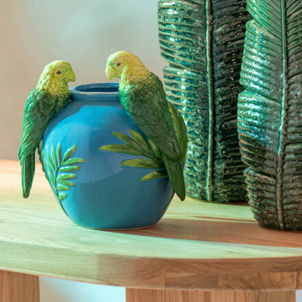 VASE-BOULE-CERAMIQUE-PERROQUETS2--LA-PETITE-BOITE-JAUNE