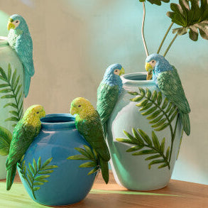 VASE-BOULE-CERAMIQUE-PERROQUETS2--LA-PETITE-BOITE-JAUNE