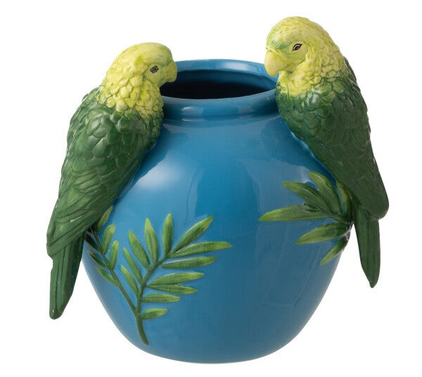 VASE-BOULE-CERAMIQUE-PERROQUETS2--LA-PETITE-BOITE-JAUNE